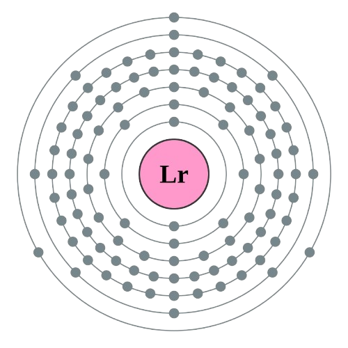 lawrencium atom electronic configuration