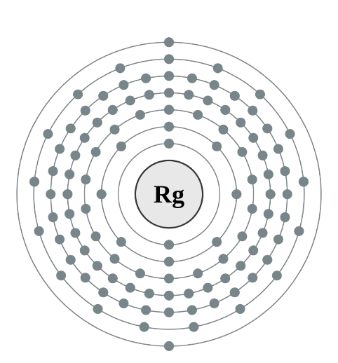 roentgenium atom electronic configuration