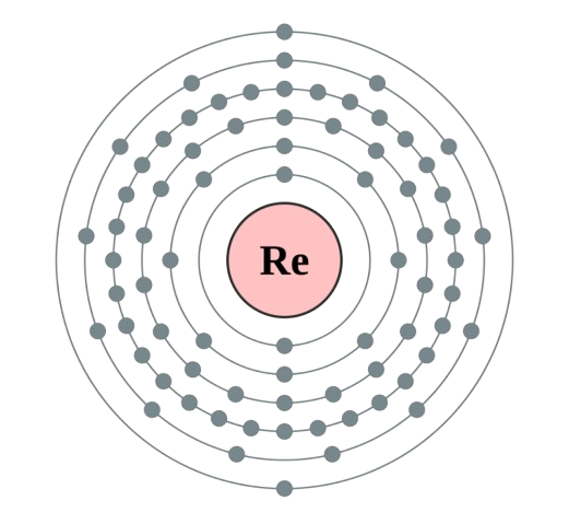 rhenium atom electronic configuration