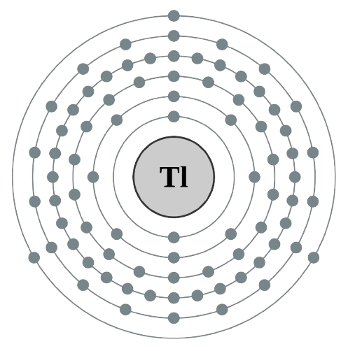 thallium atom electronic configuration